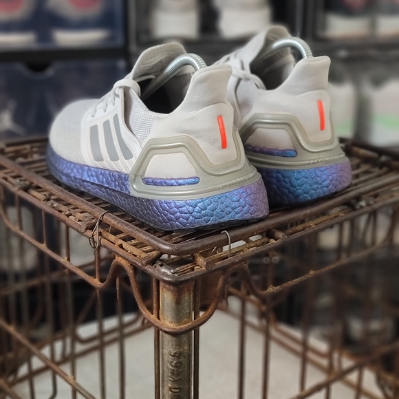 Adidas Ultraboost 20 "Dash Grey" Mens 8 Great Preowned Condition - Picture 6 of 13